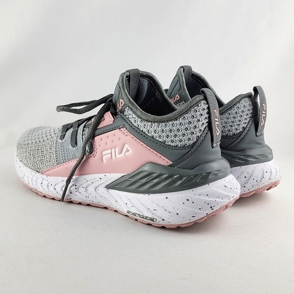 FILA Women's Memory Ultra Realmspeed 20 Energized Running Sneaker Pink Grey Sz 6 - Picture 4 of 15